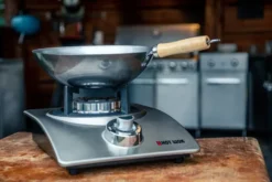Hot Wok Silver Line gasbrännare 4,5 kW, 2 delar