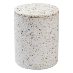 Humdakin Terrazzo vas med lock Ø13 cm, Red/Beige
