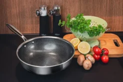 Hâws Santo hybrid coating wokpanna 28 cm, Rostfritt stål
