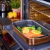 Hâws Santo roaster ugnsform hybrid coating rose gold, 32x18 cm