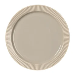 Inka assiett, Beige-warm grey, Ø17 cm