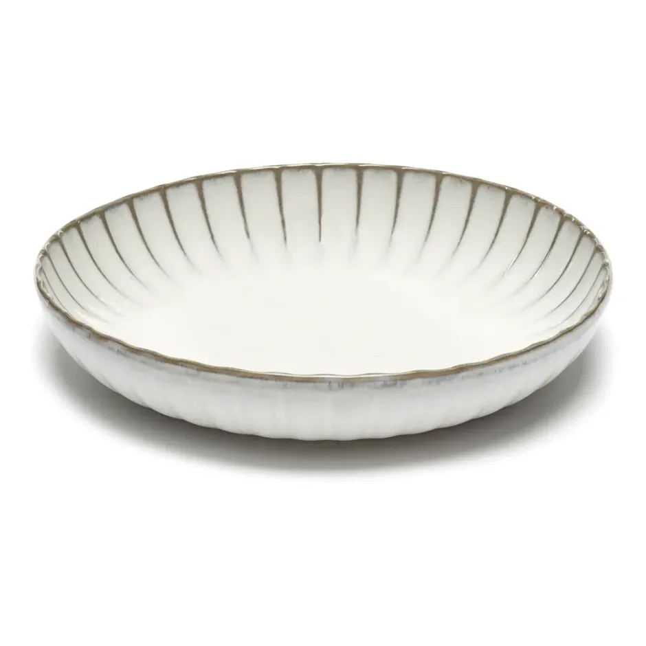 Inku hög tallrik M Ø23 cm, White