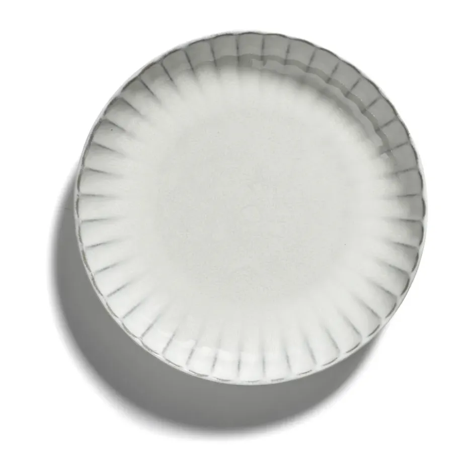 Inku high tallrik M Ø21 cm 2-pack, White