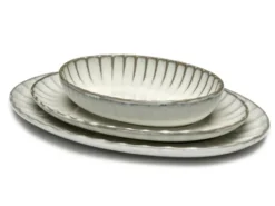Inku oval tallrik S 17,5x25 cm, White