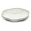 Inku räfflad tallrik S Ø8,9 cm, White