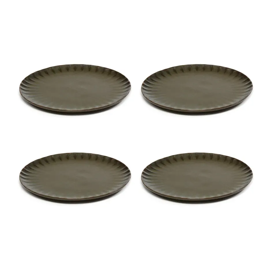 Inku tallrik M Ø21 cm 4-pack, Green