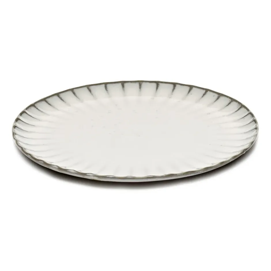 Inku tallrik M Ø21 cm, White