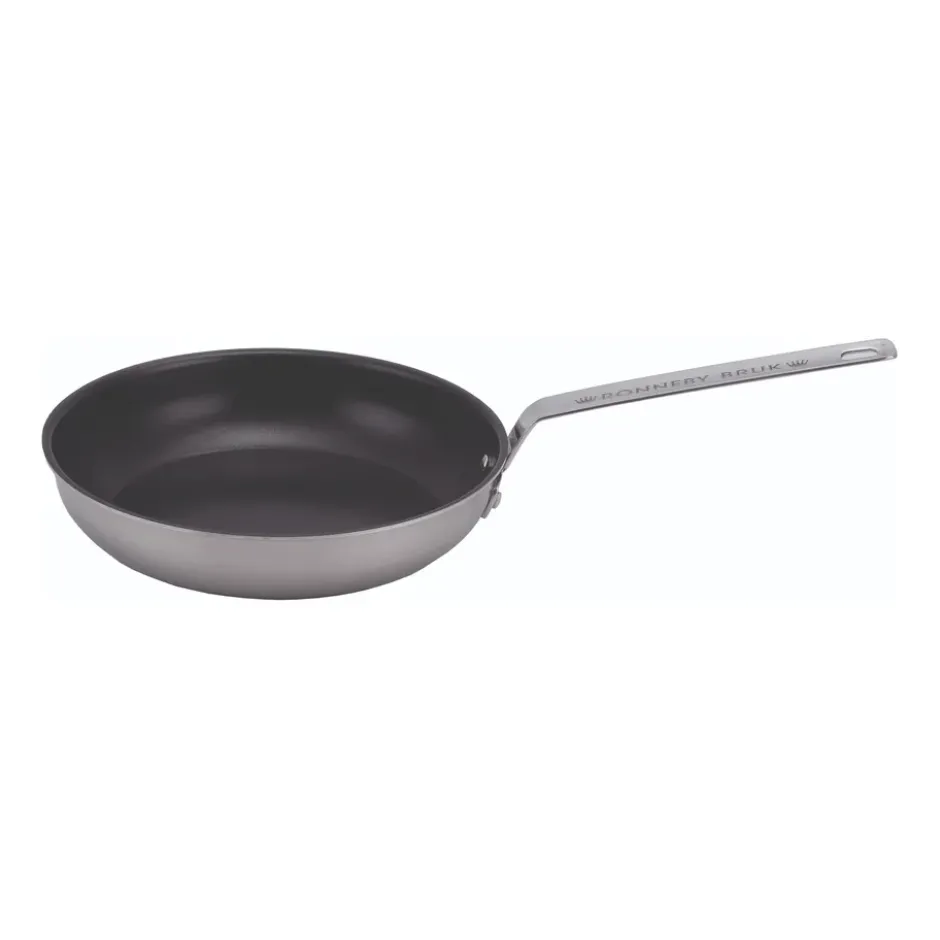 Inox stekpanna rostfri med keramisk nonstickyta, Ø24 cm