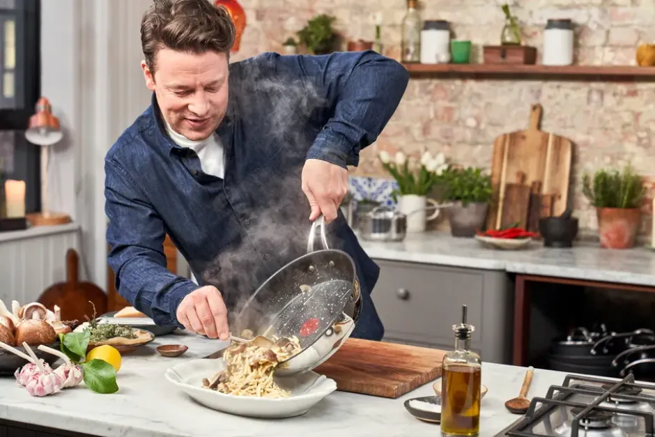 Jamie Oliver Cook's Classics stekpanna, 28 cm
