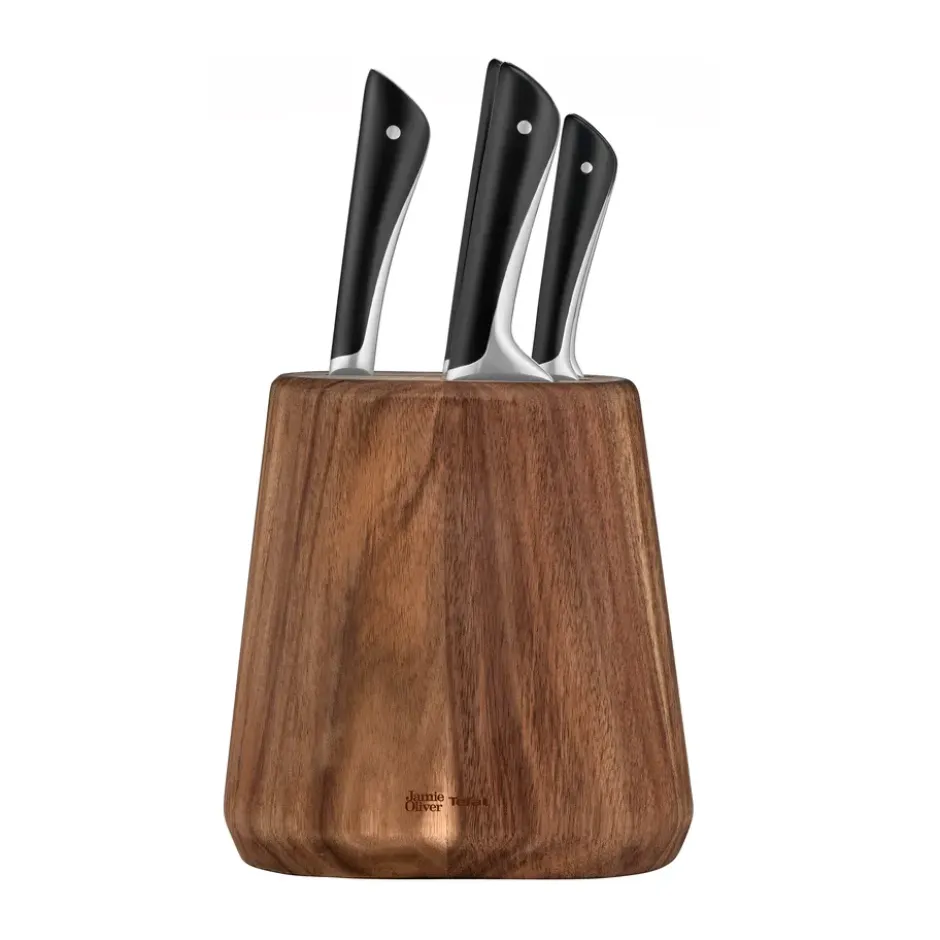 Jamie Oliver knivset med knivblock, 6 delar