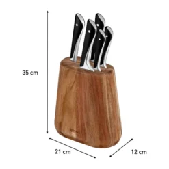 Jamie Oliver knivset med knivblock, 6 delar
