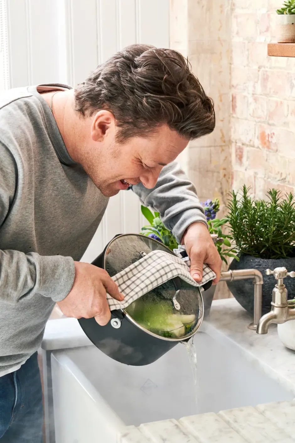 Jamie Oliver Quick & Easy gryta hard anodised, 5,2 L