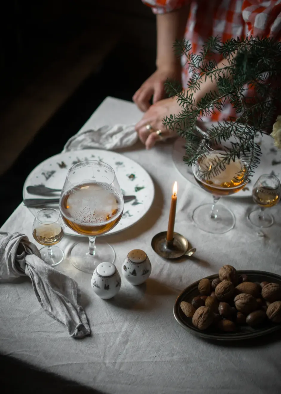 Julemorgen Story salt & pepparkar 2 delar, Vit