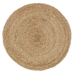 Jute Braided bordstablett Ø38 cm, Natur