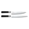Kai Wasabi Black bröd- & kockkniv set, 2 delar