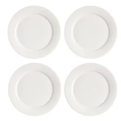 Kalk assiett 21 cm 4-pack, vit