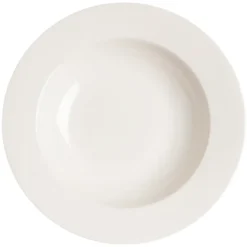 Kalk djup tallrik 23 cm 4-pack, vit