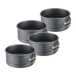 Karabo mini springform kolstål 4-pack, Ø10 cm
