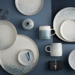 Kiln blue tallrik 4-pack, Medium, Ø21,5 cm