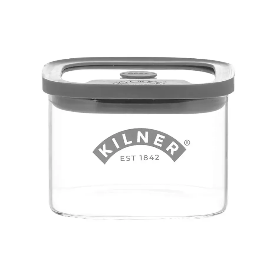 Kilner FRESH förvaringsburk, Klar-grå, 0,5 L