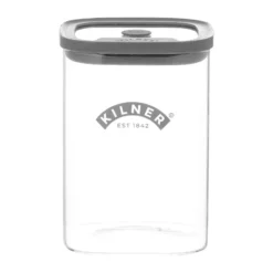 Kilner FRESH förvaringsburk, Klar-grå, 1 L