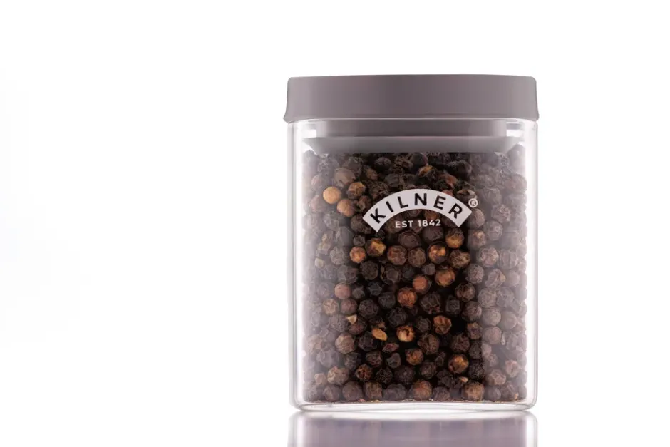 Kilner FRESH kryddburkar, Klar-grå, 4-pack, 160 ml