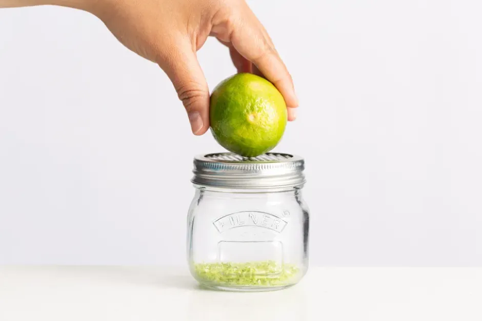 Kilner förvaringsburk med rivlock, Silver-klar, 250 ml