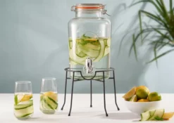 Kilner glasbehållare med tappkran 5 l, Transparent