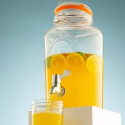 Kilner glasbehållare med tappkran 5 l, Transparent