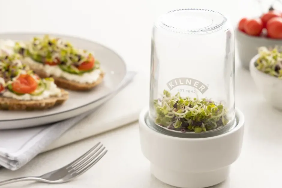 Kilner groddningsset, Klar-vit, 500 ml