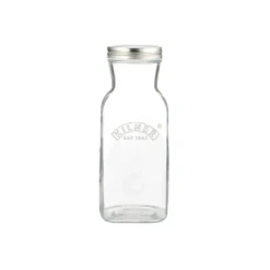 Kilner juice- och såsflaska, Klar-rostfritt stål, 1 L