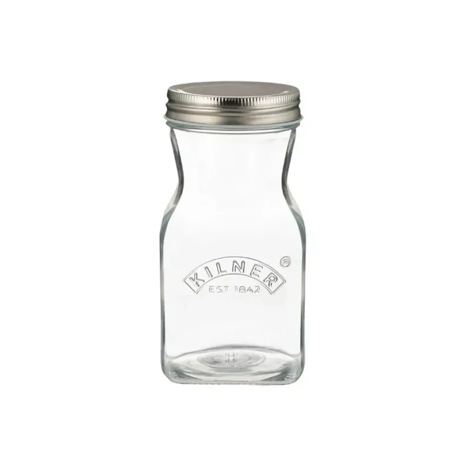 Kilner juice- och såsflaska, Klar-rostfritt stål, 0,5 L
