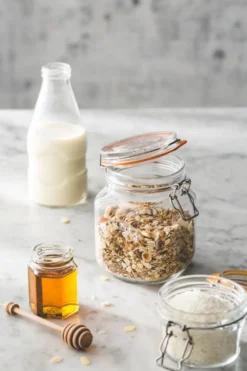 Kilner konservburk fyrkantig med bygel, Klar, 1 L