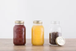 Kilner konservburk rund, Klar-guld, 1 L