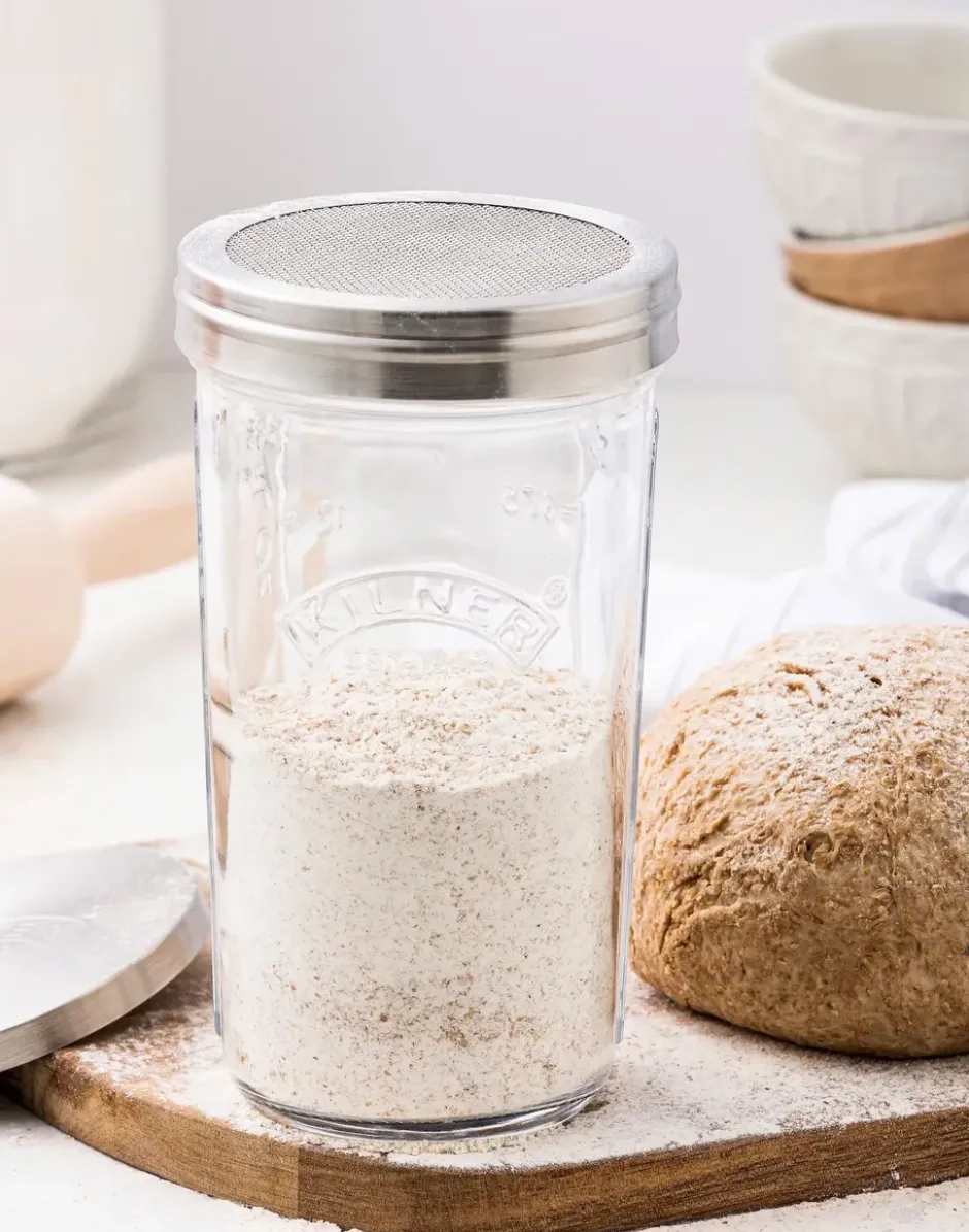 Kilner siktburk set, Klar-rostfritt stål, 0,5 L