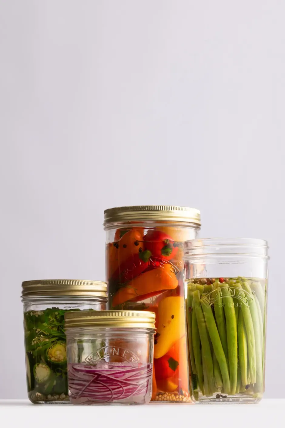 Kilner WIDE konservburk, Klar-guld, 350 ml