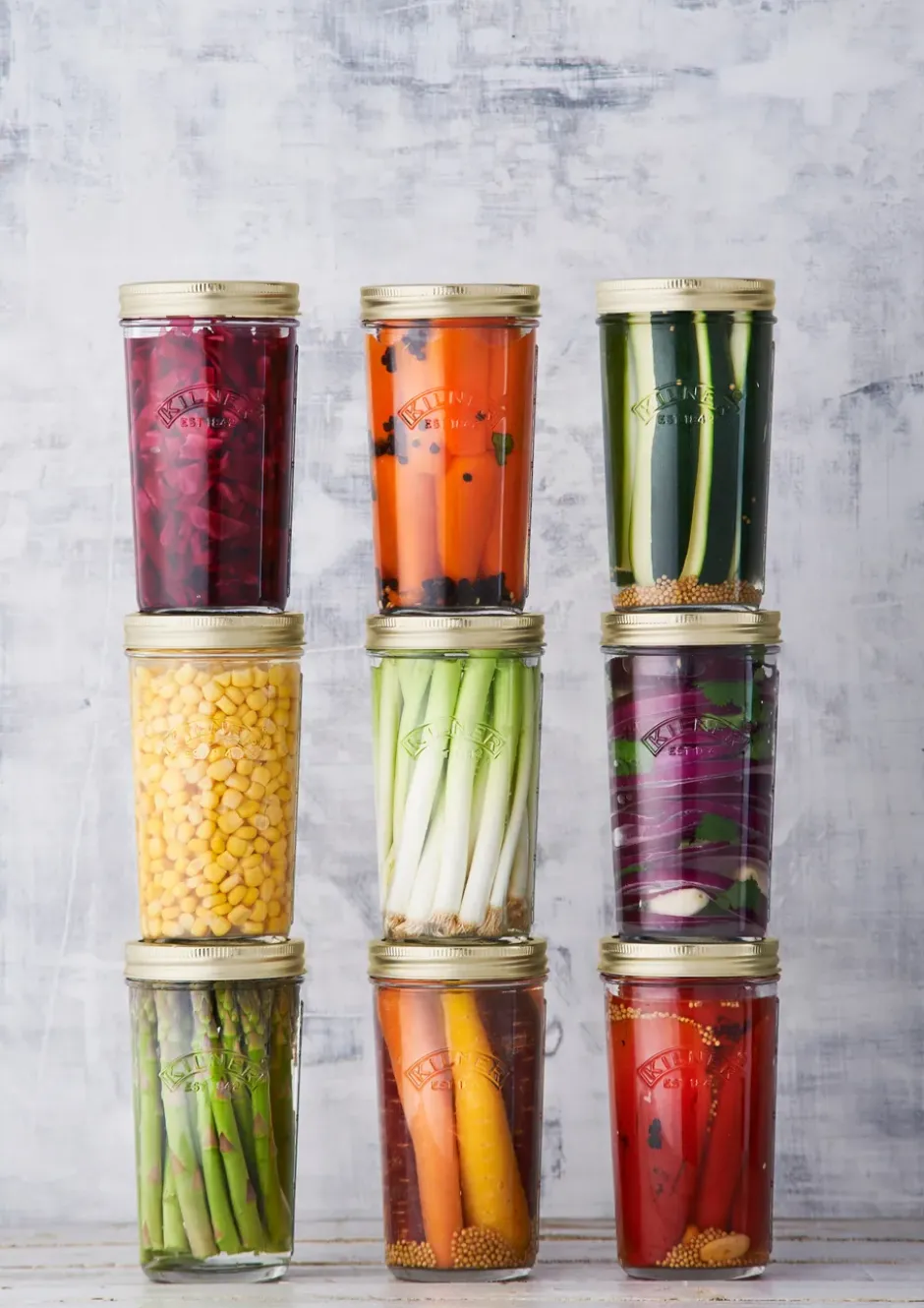 Kilner WIDE konservburk, Klar-guld, 0,5 L