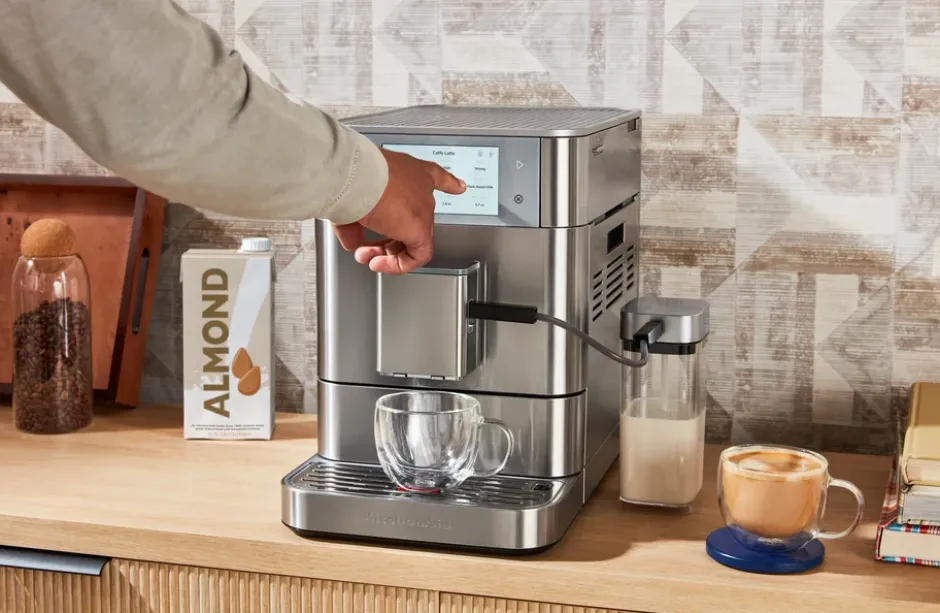 KitchenAid automatisk espressomaskin KF8, Stainless steel