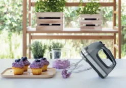 KitchenAid elvisp med 9 hastigheter 85W, Contour silver