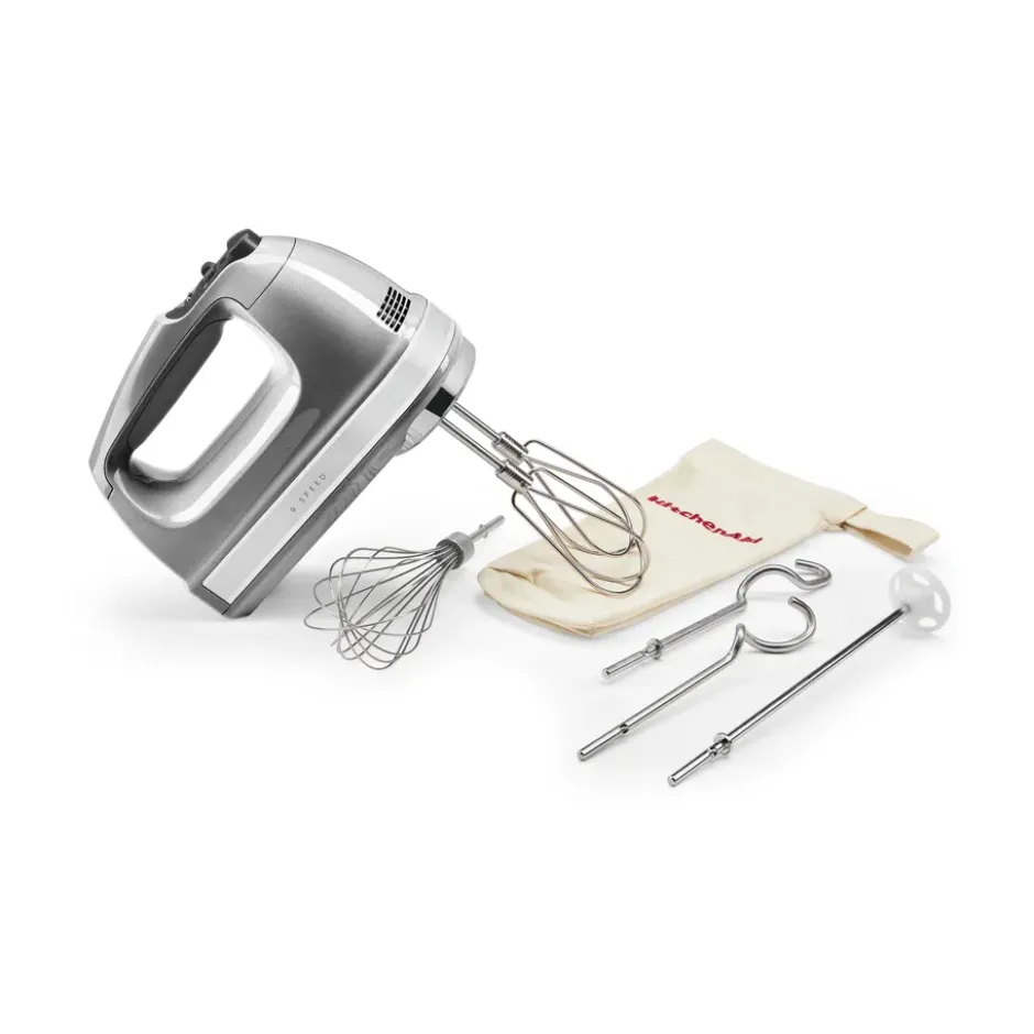 KitchenAid elvisp med 9 hastigheter 85W, Contour silver