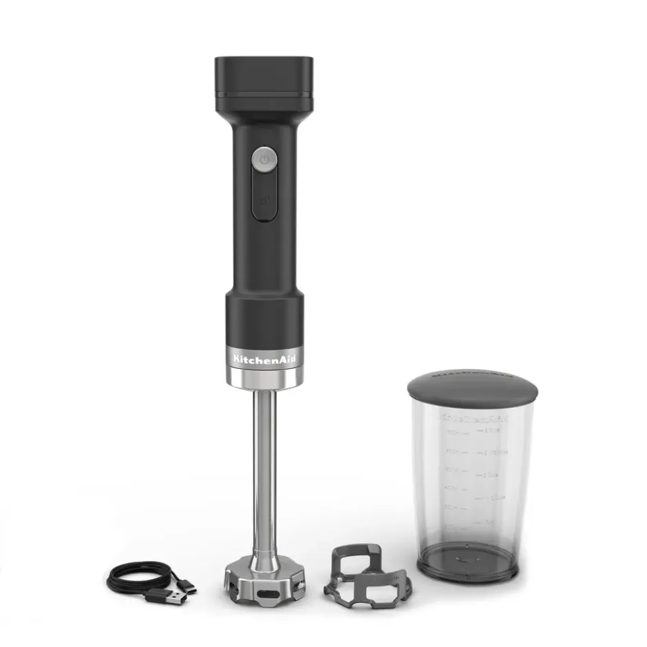 KitchenAid Go sladdlös stavmixer med batteri, Black matte