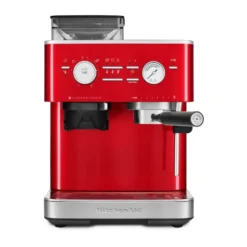 KitchenAid halvautomatisk espressomaskin med kvarn, Candy apple