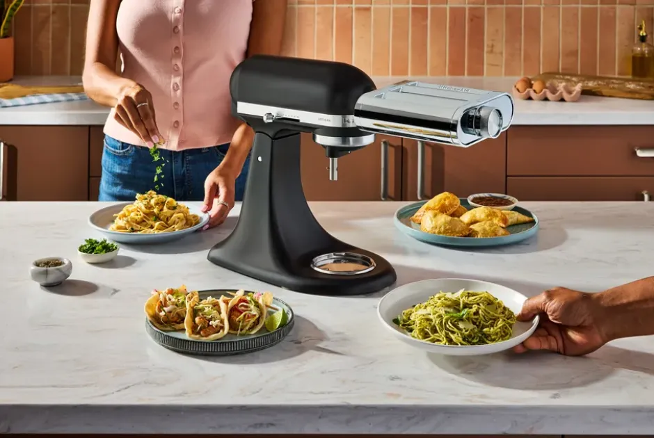 KitchenAid 3-in-1 pasta tillbehör till köksmaskin, Metal