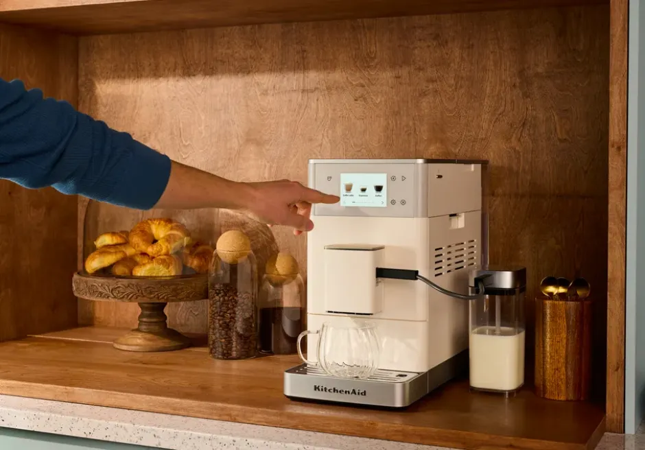 KitchenAid KF4 automatisk espressomaskin, Porcelain white