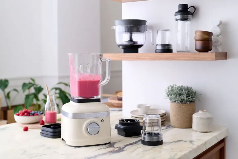 KitchenAid K400+K150 glaskanna 1,4 L, Transparent