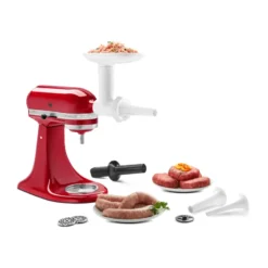 KitchenAid korvhornstillbehör till köttkvarn, White