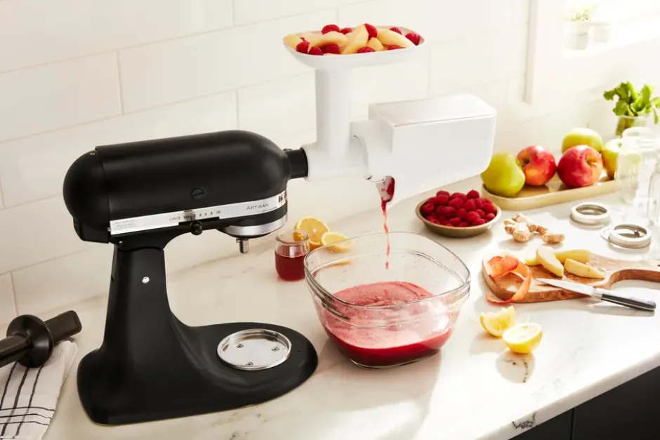 KitchenAid köttkvarn och passertillsats till köksmaskin, White