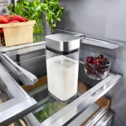 KitchenAid mjölkbehållare med rör, Vit