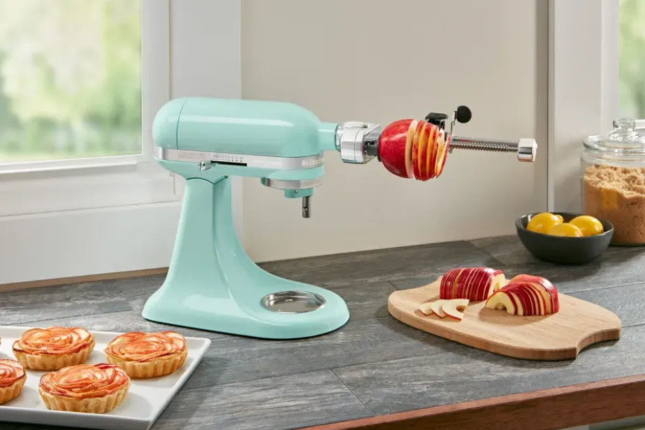 KitchenAid multifunktionell grönsakssvarv till köksmaskin, Stainless steel