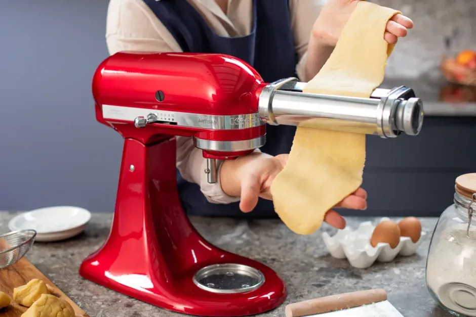 KitchenAid pastavals set till köksmaskin, Stainless steel
